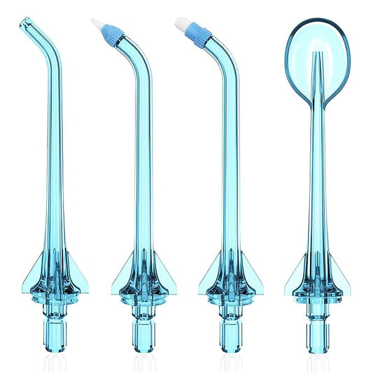 Water Flosser Tip Replacement Heads Oral Irrigator Refill Heads Jet Tips,Only Compatible COSLUS C20 (F5020E), E40 (WFP14), C31 (F5023), C50, and C51 Water Flosser(Blue)