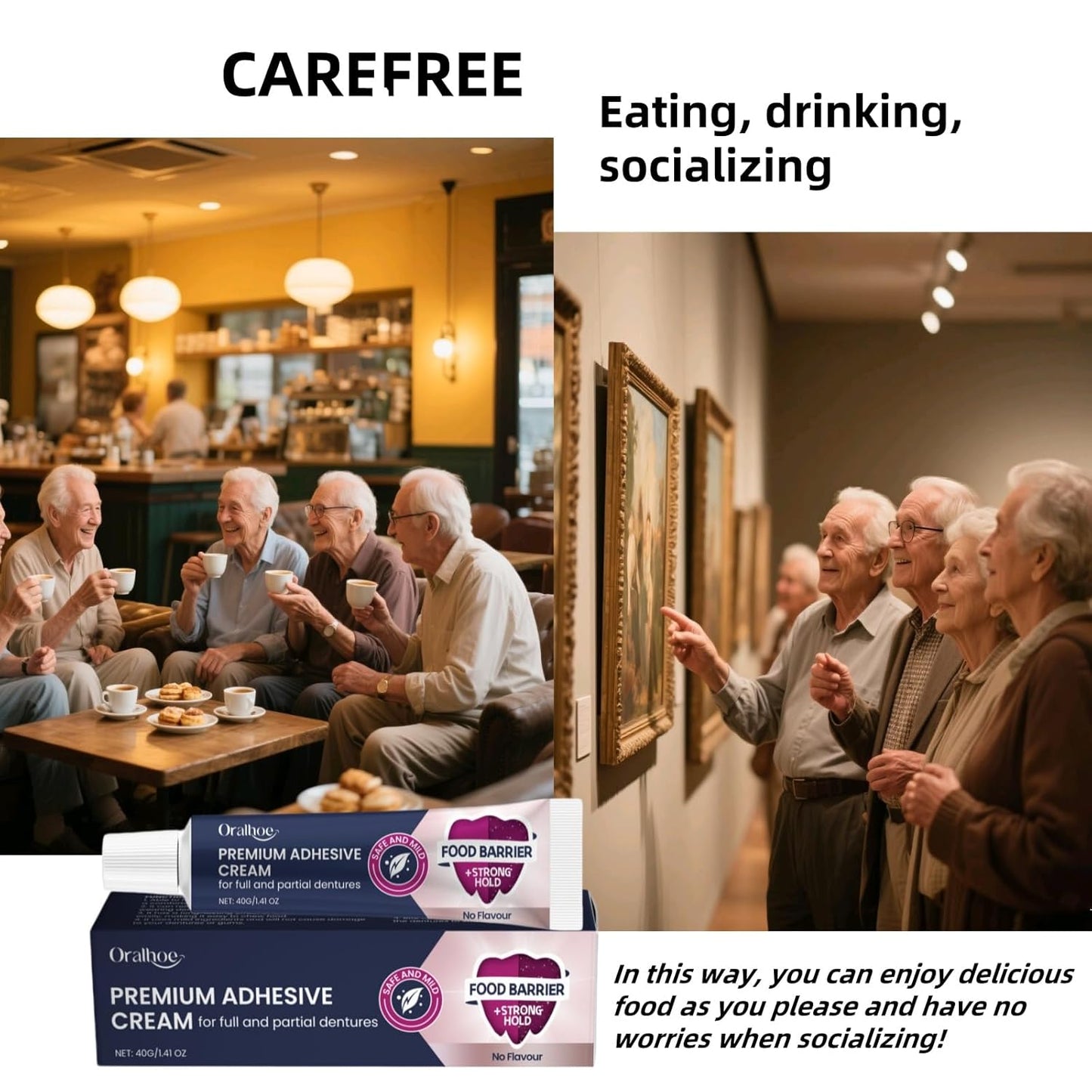 Thermoplastic Denture Adhesive,Lasts for 4 Days Give a Brush (2)