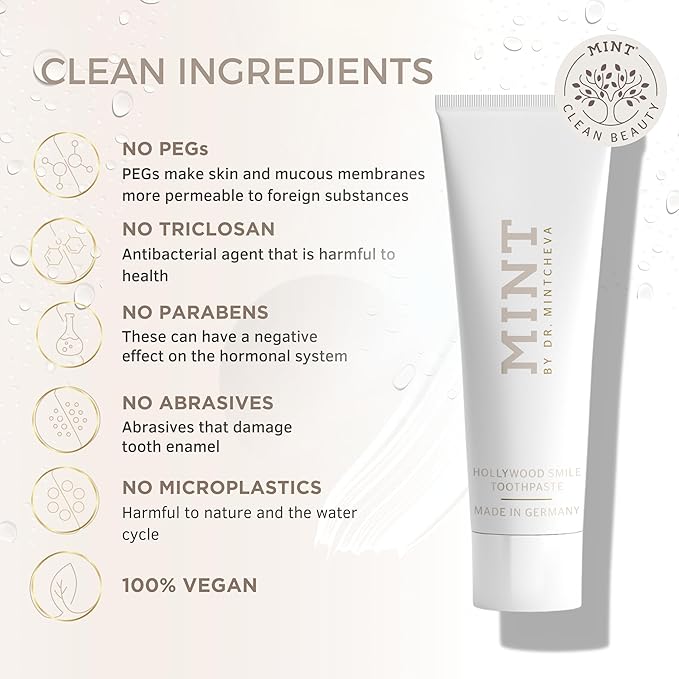 Mint Bright Smile Essential Set – Whitening Polishing Paste & Mouthwash – MPT1 Ultra Polish Technology with Perlite – Hydrogen Peroxide for Radiant Teeth – Vegan, Alcohol-Free, Microplastic-Free