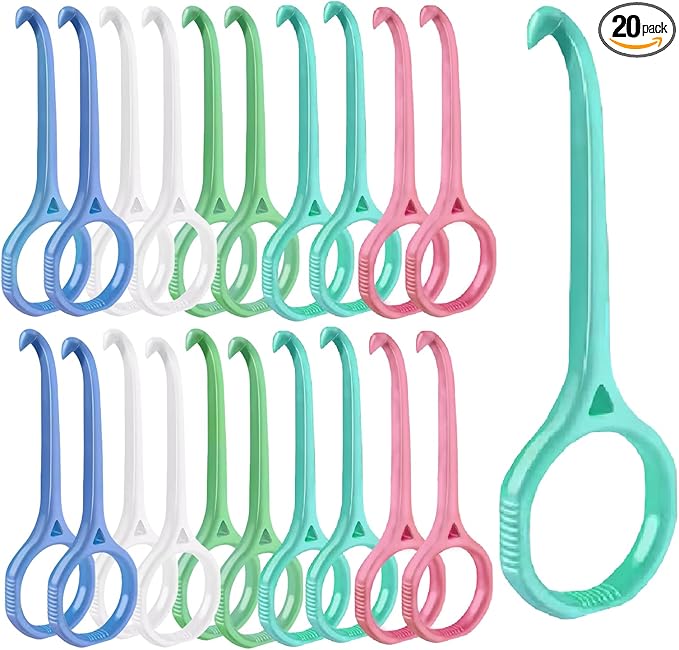 20PCS Aligner Remover Tool,5 Colors Clear Aligner Removal Tool for Invisalign Removable Retainers, Aligners,Braces Removal Kit