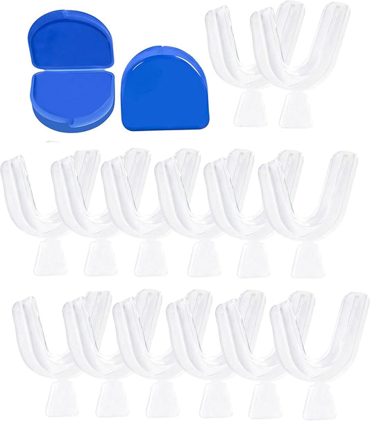 14pcs Dental Trays for Whitening Teeth, Thin Thermoform Moldable Mouth Tray for Teeth Whitening, Teeth Whitener Trays Kits Mouth Guard Care Oral Hygiene Tooth Tool