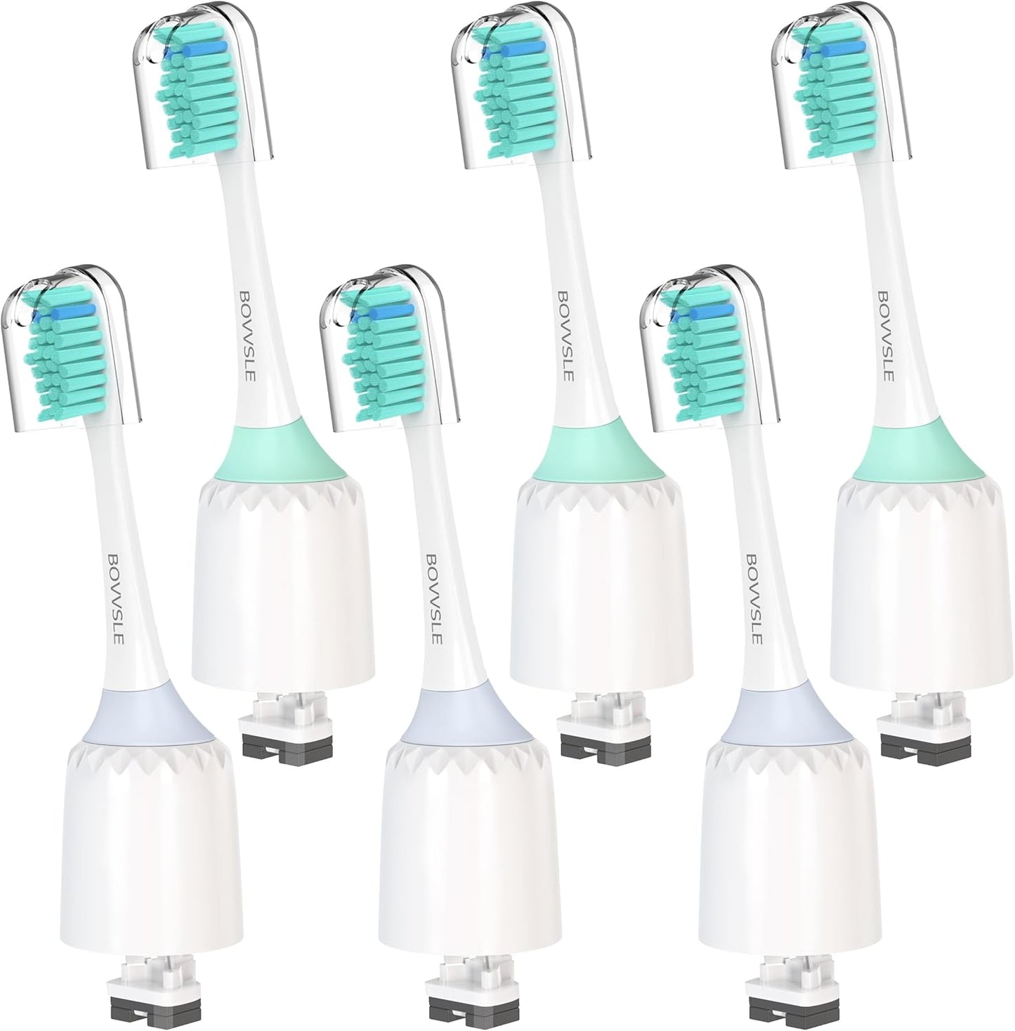Replacement Toothbrush Heads for Philips Sonicare Replacement Heads E-Series, Essence, Xtreme, Electric Replacement Brush Head for Phillips Sonicare, for Philips Sonic Care Toothbrush,6 Pcs