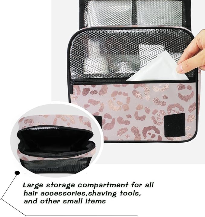 senya Hanging Travel Toiletry Bag Kit Makeup Case Cosmetics Organizer for Men Women