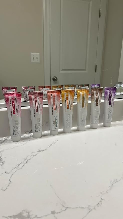 Dr. White’s Fluoride-Free nHA Toothpaste; Dentist-Formulated, Nano Hydroxyapatite + Xylitol, Sensitivity Relief Complex™, Mint-Free, Enamel Safe, Swallow-Safe (3.5 Oz, Passion Fruit Kiss)