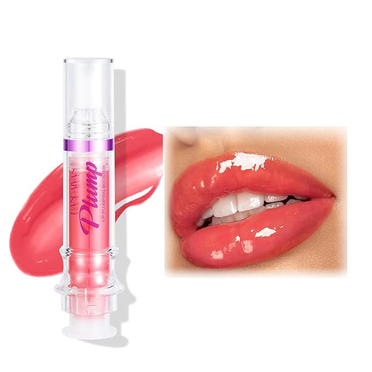 Plumping Lip Oil With Chili Extract - Fuller Lips Instantly! Ultra-Hydrating & Nourishing, Glossy Finish Lip Glow Oil, Lip Plumping Booster Plump, Smooth, and Define Your Lips Naturally (04)
