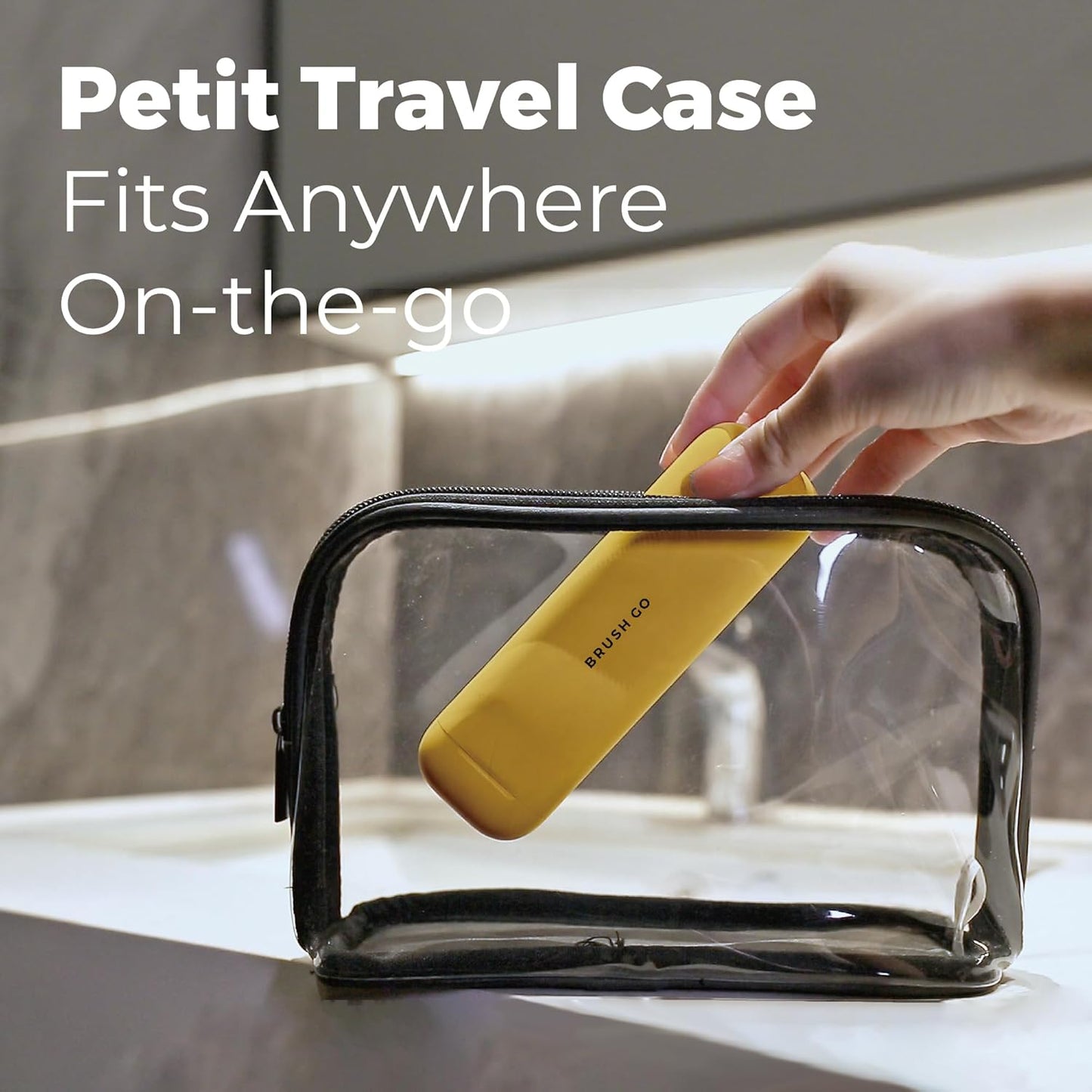 MIPOW Slim Pro i4 Electric Toothbrush Rechargeable Smart Ultra Sonic 3 Modes Magnetic Travel Case &Ceramic Dock, 60Day Long Battery Soft Bristles 2Heads IPX7 Waterproof,Color-(Yellow)