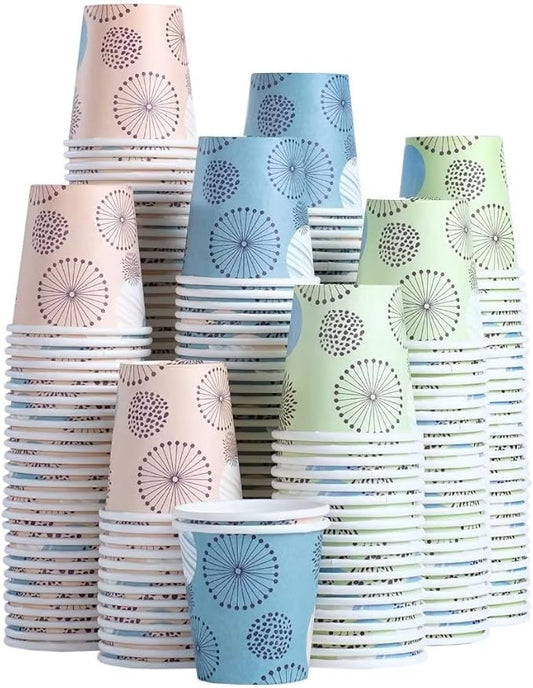 [300 Pack 3 oz Paper Cups, Disposable Bathroom Cups, Small Mouthwash Cups, Mini Paper Cups 3 Ounce for Bathroom