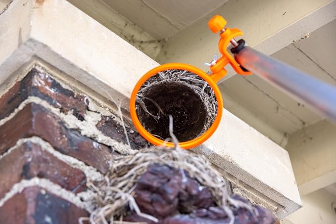 Large Inspection Mirror for Extension Pole – Expandable Inspection Mirror for Roof, Gutter, Duct, Under Vehicle & Car Checks – Retractable Security Mirror on a Stick for Inspection