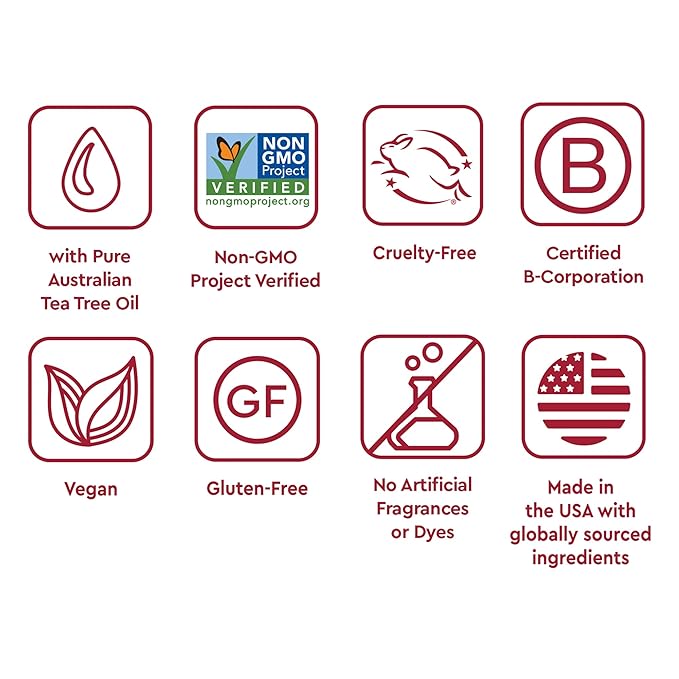 Desert Essence Tea Tree Oil & Neem Toothpaste - Fluoride-Free, Gluten-Free, SLS Free Formula - Vegan, Herbal Toothpaste for Plaque Reduction - Wintergreen Flavor, 6.25 oz