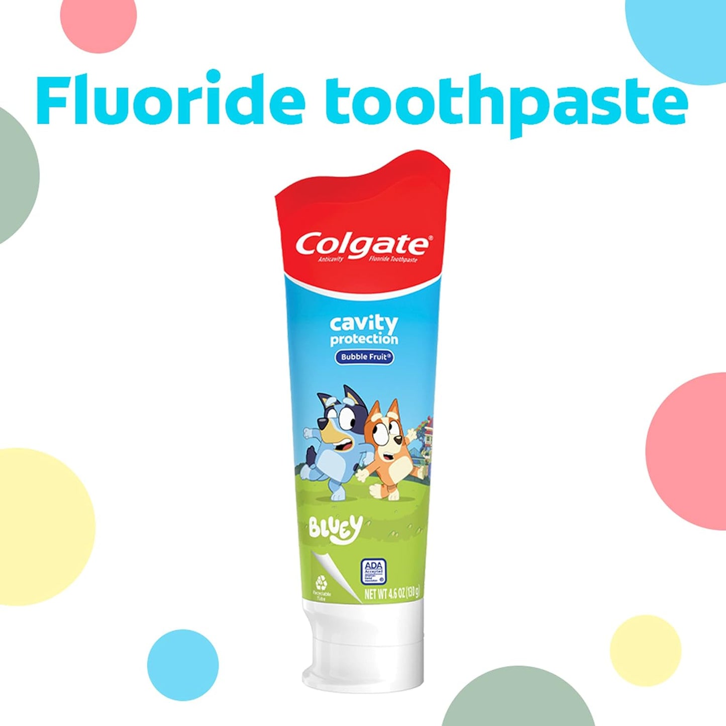 Colgate Kids Bluey Battery Powered Toothbrush and Toothpaste Bundle