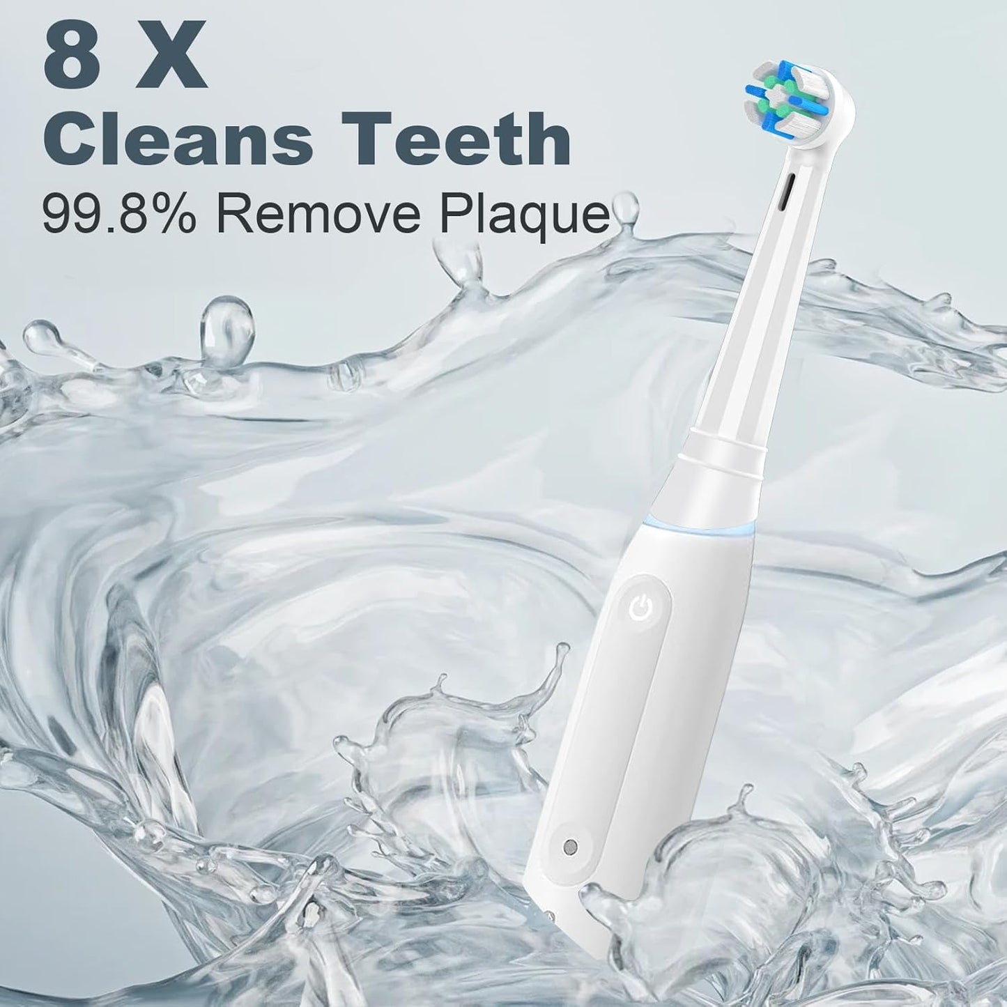 12 PCS IO Replacement Heads Compatible with Oral b IO 2/3/4/5/6/7/8/9/10 Series Electric Toothbrush, Brush Heads Refills Compatible with Oral B IO (Black)