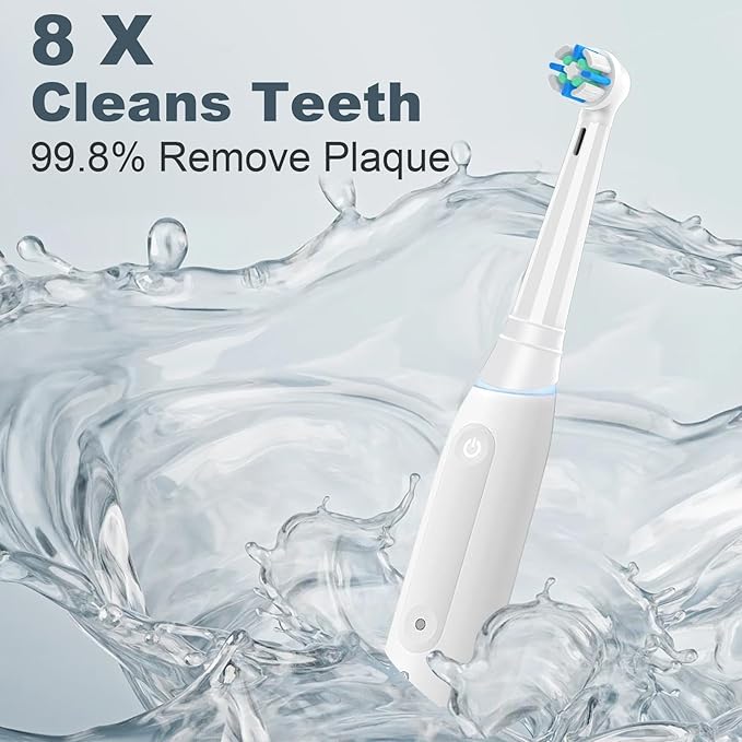 6 PCS IO Replacement Heads Compatible with Oral b IO 2/3/4/5/6/7/8/9/10 Series Electric Toothbrush, Brush Heads Refills Compatible with Oral B IO (Black)