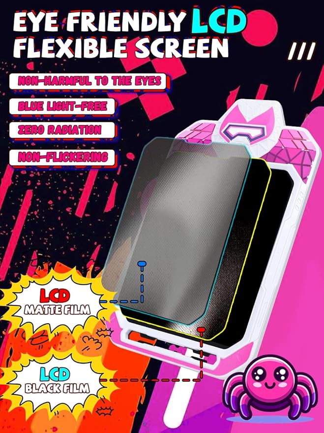 LCD Writing Tablet for Kids 10 Inch Spider Hero for Toddler 3 4 5 6 7 8 - Paint, Doodle Board, Drawing Pad - Travel Toys, Road Trip Car Activities, Birthday Christmas Gift Boys & Man