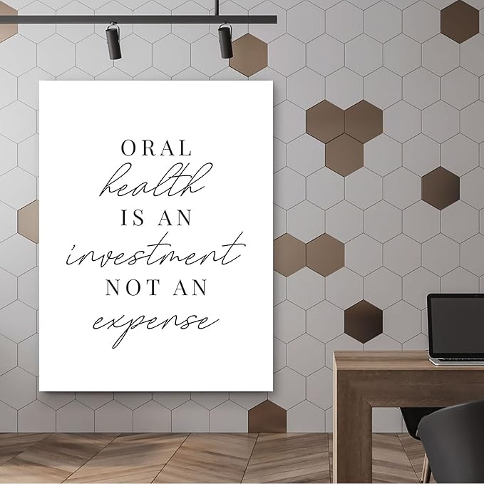 Medical School Graduation Decor,Professional Dental Art Print,Ideal for Graduation Gifts,Offices,or Classrooms 16x24inch Ready to Hang