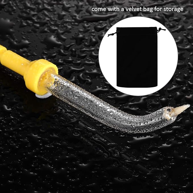 Yaomiao 4 Pcs Replacement Heads Tips Compatible with Waterpik Water Flossers and Other Brand Oral Irrigators 2 Colors Periodontal Tips for Dental Water Flossers