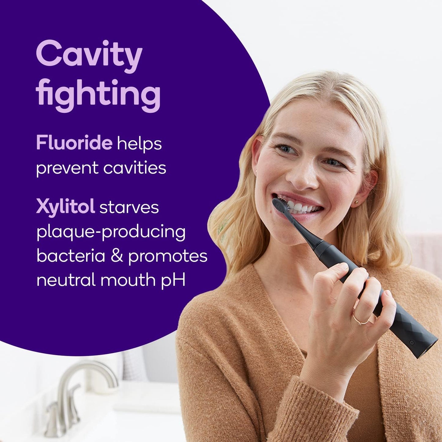 BURST Charcoal Whitening Toothpaste for Adults (4.7oz) | for Sensitive Teeth with Cavity Fighting Fluoride & Xylitol |Vegan | Gluten & SLS Free | Coconut Salt