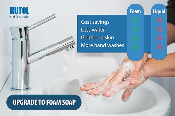 Kutol Health Guard 69010 Foaming Luxury Hand Soap, 4/1000 mL Refill Bags, Pink with Tropical Fragrance