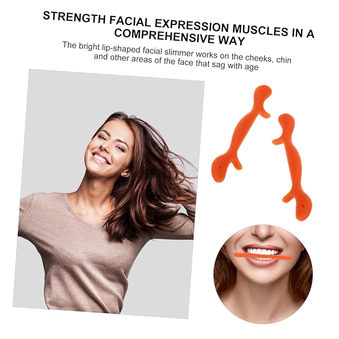 FRCOLOR 3pcs Silicone Lip Shaper Oral Exerciser for Facial Muscle Toning Smile Trainer and Tightening Tool for Speech Compact Design for Easy Use