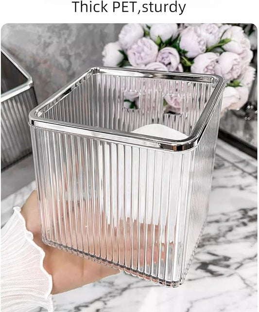 2 Pack Wall Toothbrush Holder for Shower Adhesive Shower Holder for Tooth Brush,Electric Toothbrush,Toothpaste,Razor,Makeup Brush,Hanging Wall Storage Organizer Bucket(Silver)