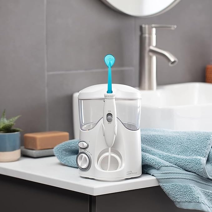 Tongue Scraper Attachment Replacement for Waterpik Water Flosser, Replacement Tips for Waterpik Water Flosser（6 Pack）