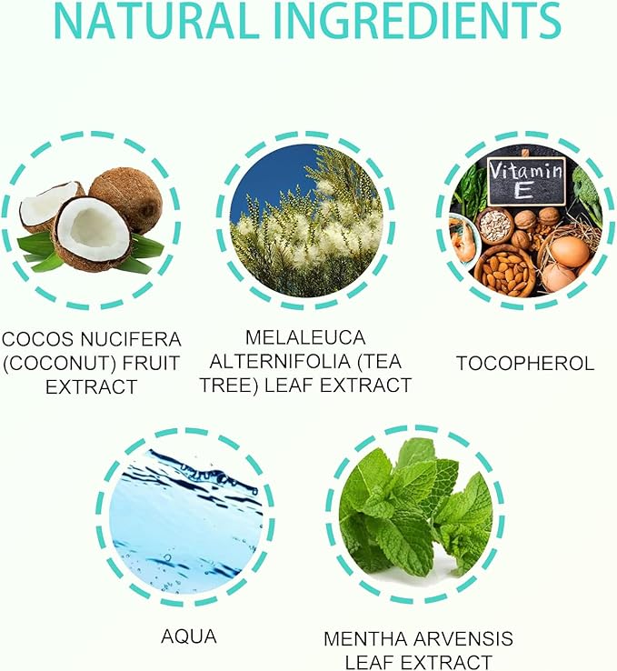 Spearmint Oil Pulling Mouthwash Rinse(237 ml), Cold-Pressed Coconut Mouthwash, Fresh Breath & Oral Care, Cleans Deeply Gentle Yet Effective (1)