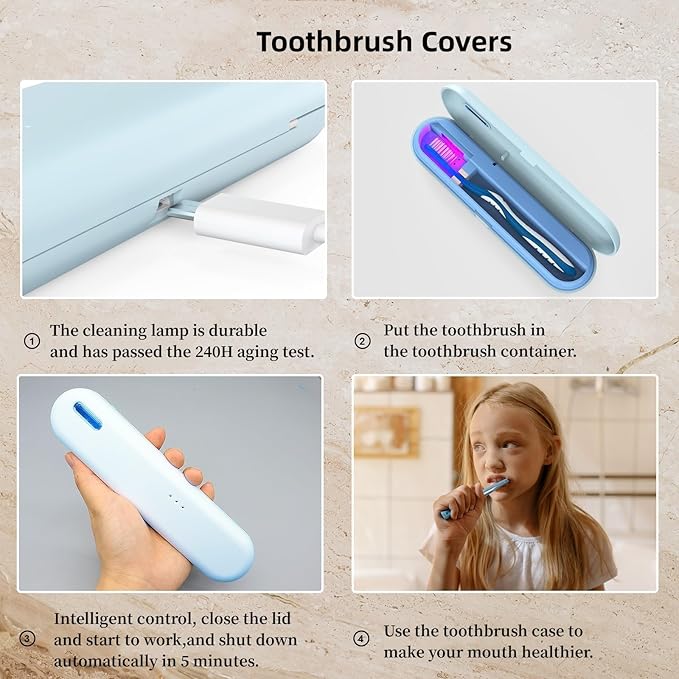Toothbrush Travel Containers Toothbrush Travel Case Toothbrush Covers Portable Toothbrush Holder for Home