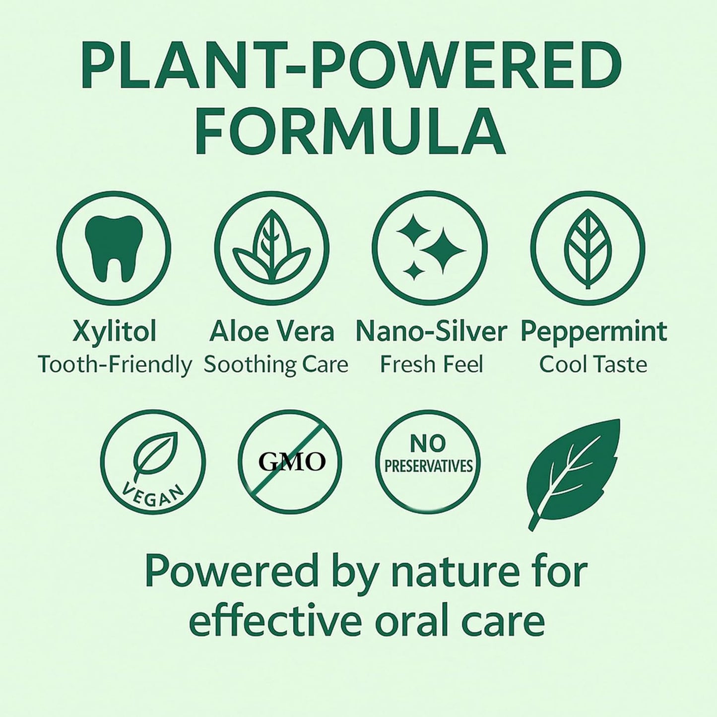 Xyli Swish - All Natural Formulated Nano Silver, Xylitol & Aloe Mouthwash - Alcohol and Fluoride Free - Oral Rinse to Fight Bad Breath & Dry Mouth - Peppermint Flavor - 16oz.