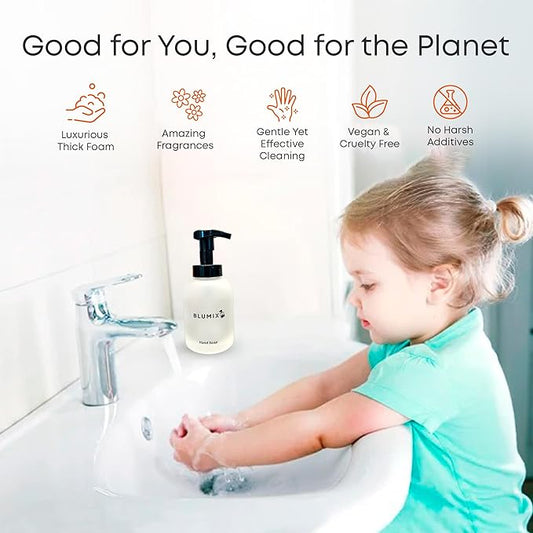 Foaming Hand Soap Tablet Refill – 6 Pack | Eucalyptus Scent | Eco-Friendly, Plant-Based, Plastic-Free, Non-Toxic, Just-Add-Water Refill Tablets for Zero Waste Hand Washing