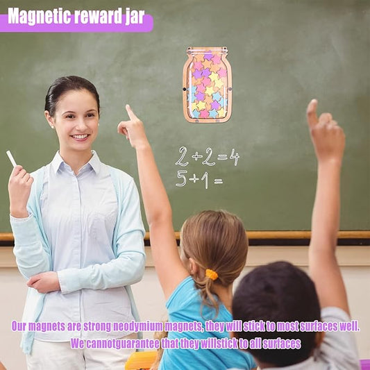 Magnetic Reward Jar,Personalized Reward Jar,Classroom Reward Jar,Kids Reward Jar