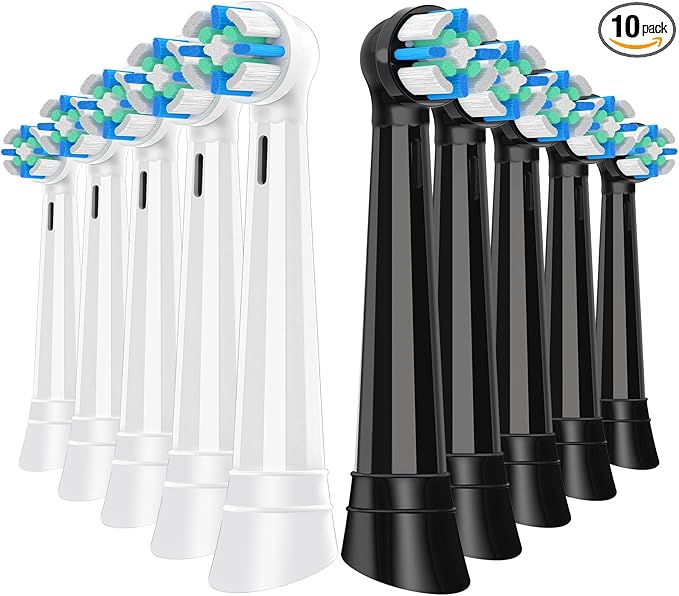 Replacement Heads for IO Replacement Heads,Brush Heads Compatible with Oral B iO 3/4/5/6/7/8/9/10 Series Electric Toothbrush,10 Count IO Refills Head