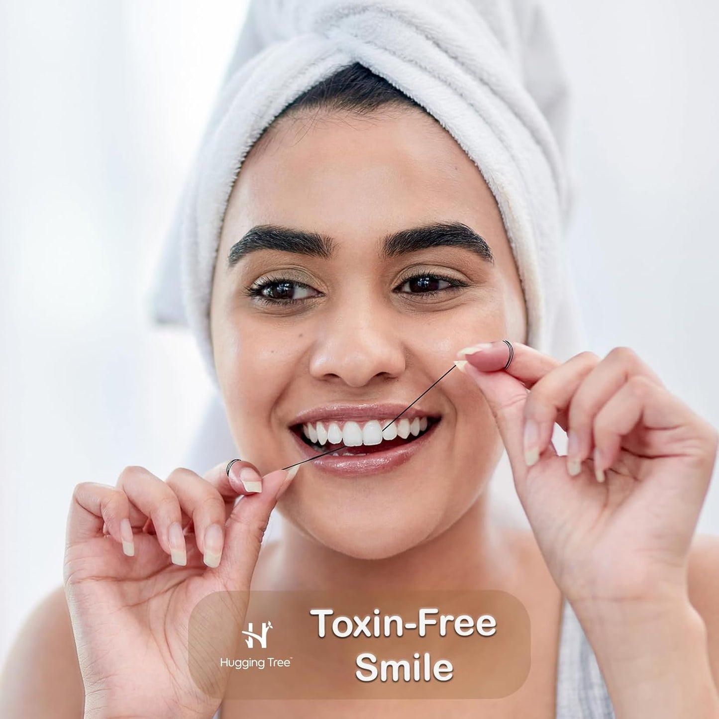 Charcoal Dental Floss Refills | PFAS Free Dental Floss | Mint (5 Pack, 33 Yards Each)