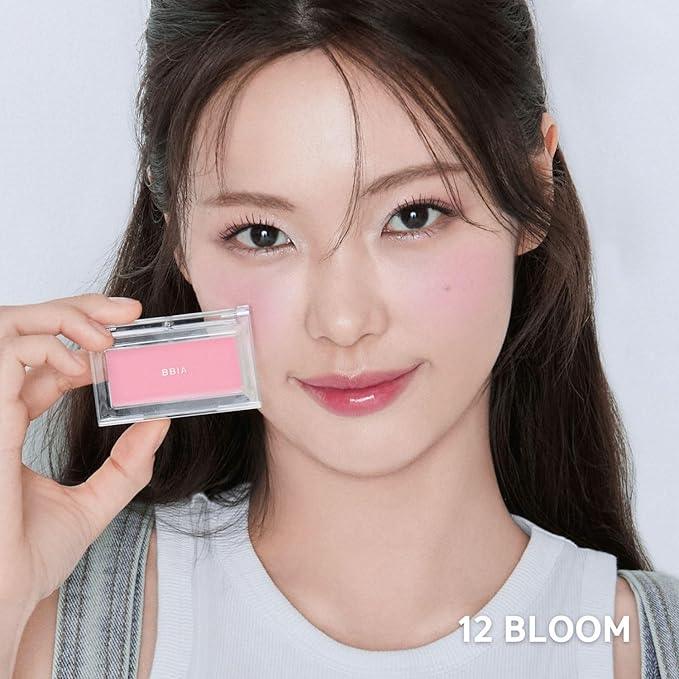 BBIA Ready To Wear Downy Cheek Cream Blush 8 Color - Creamy Blendable & Buildable Blush Dewy Texture & Matte Finish High Pigment Longlasting Lightweight Natural Face Makeup, 0.12oz (01 DOWNY PINK)