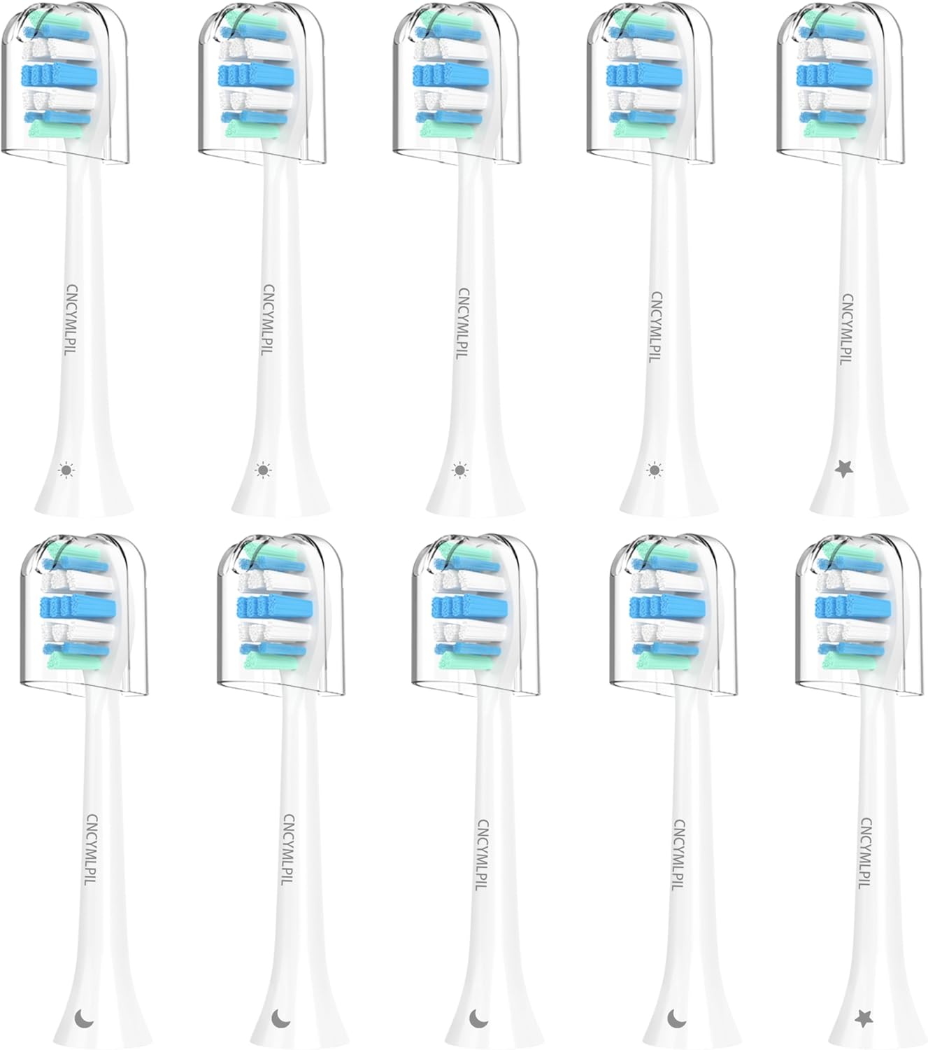 Replacement Toothbrush Heads for Philips Sonicare Replacement Heads, Electric Replacement Brush Head Compatible with Phillips Sonicare Electric Toothbrush, 10 Pack