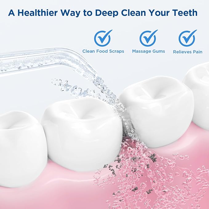 for Waterpik Replacement Heads, Replacement Tips for Waterpik Water Flosser, Suitable for Waterpik Accessories Replacement Tips, for JT-100E(6 Classic Jet Tips)