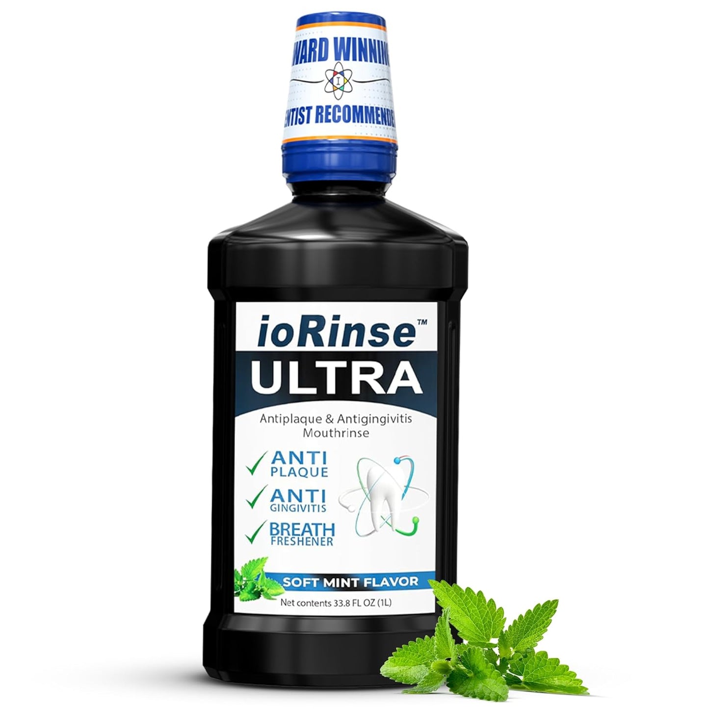 ioRinse Ultra Mouthwash is The Choice of 1,000s of Dentists as The Mouth Wash for Adults and Kids Oral Care and Hygiene. It's an Alcohol Free, Bad Breath Treatment and Gum mouthwash with Xylitol.