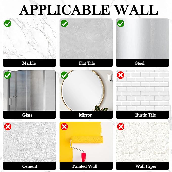 2 Pack Bath Toy Storage Organizer,Kids Bathtub Toy Holder with Drain Holes,clear Powerful Suction Shower Caddy for Bathtub,No Drilling Shower Caddy Suction Cup for Bathroom,Kitchen