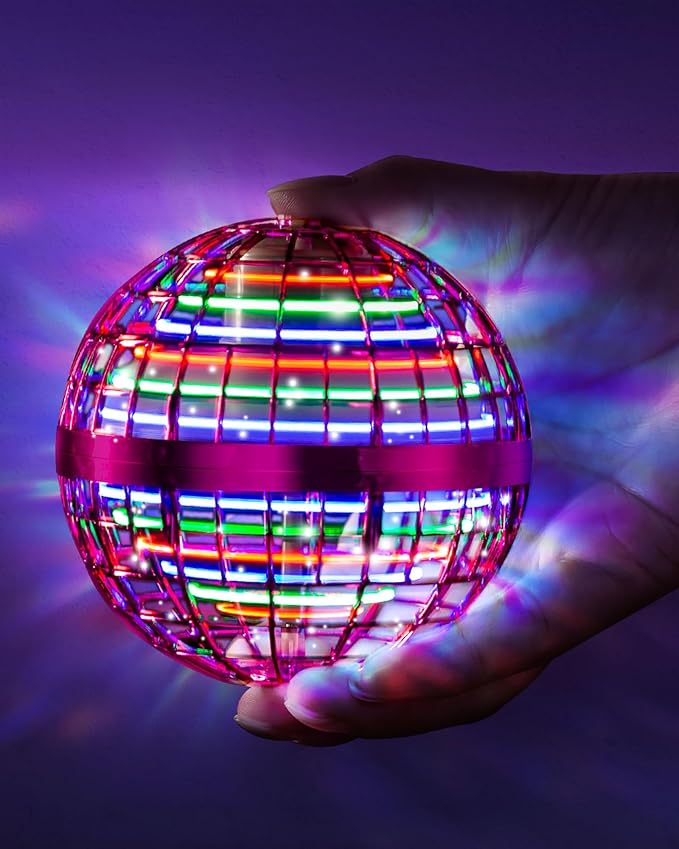 2025 Latest Cool Boys Toys Flying Orb Ball Toys for Ages 8-13 Hand Controlled Boomerang Hover Balls Mini Drone Flying Spinner UFO Magic Ball Christmas Birthday Gifts for Boys Girls