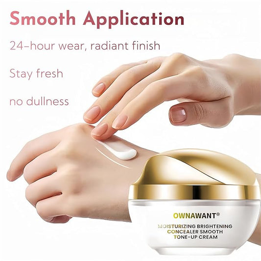 crema de maquillaje, Moisturizer brightening concealer smooth, tone up cream (1PCS)