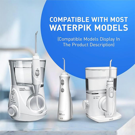 Water Flosser Replacement Tips for Waterpik, Replacement Heads for Waterpik (6 Classic Jet Tips)