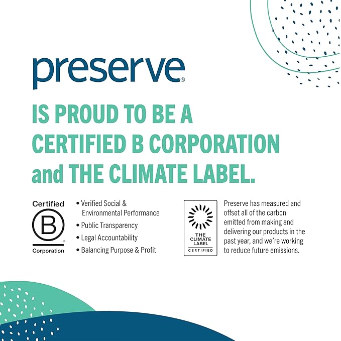 Preserve Eco Friendly Adult Toothbrushes, Made in The USA from Recycled Plastic, Lightweight Package, Soft Bristles, Colors Vary, 6 Pack