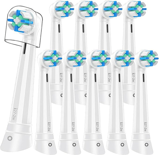 iO Replacement Heads Compatible with Oral B iO 2/3/4/5/6/7/8/9/10 Series Electric Toothbrush,IO Toothbrush Heads Compatible with Oral B iO,Medium-Hard bristles Care for Your Teeth,White