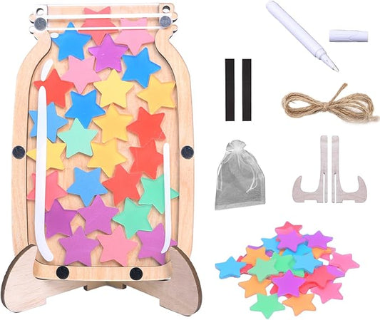 GdosRuth Classroom Reward Jar Magnetic Reward Jars for Kids Behavior Reward Chart for Kids Positive Behavior Jar Potty Training