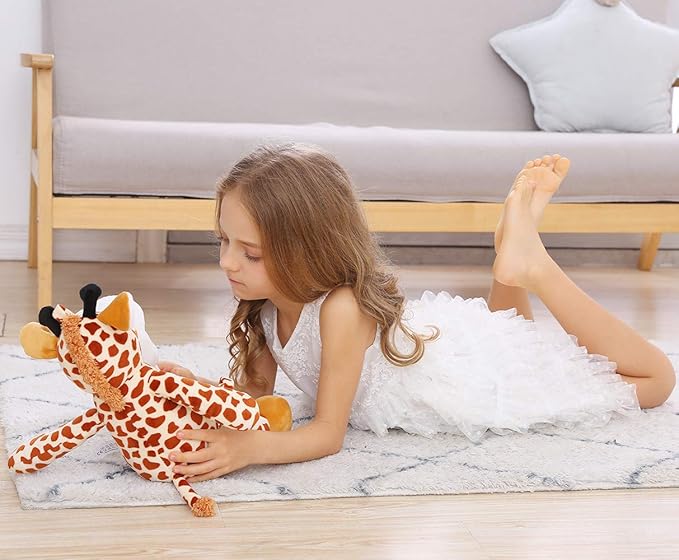 Tooth Fairy Plush, YOUYA Dental Puppet Oral Health Presentation Doll Giraffe Tooth Fairy Dental Educational Plush Small Size Doll with Teeth for Kids Chidren Boys Girls