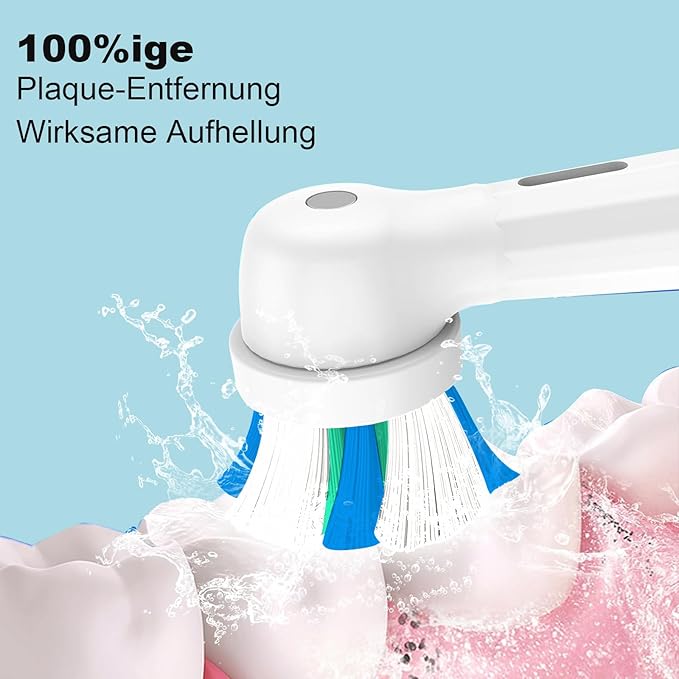 8 Pack IO Replacement Heads Compatible with IO 2/3/4/5/6/7/8/9/10/Deep Clean Series Electric Toothbrushes, Brush Heads (White)