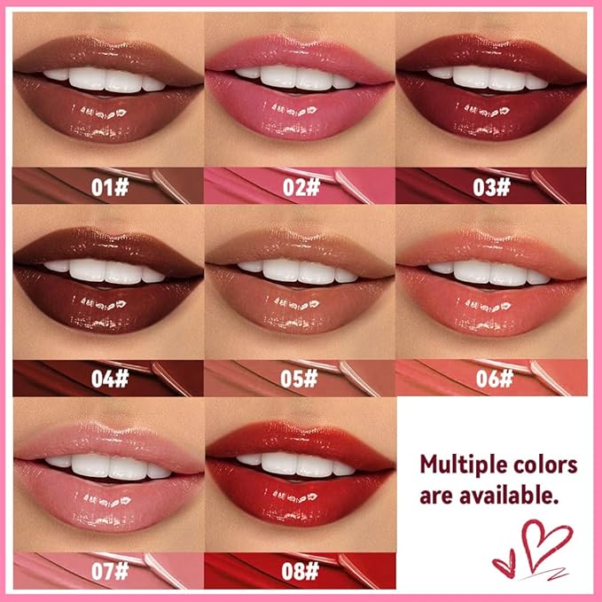 1Pc Nude Brown Butter Lipstick Tinted Lip Balm, Shine Moisturizing Plumper Lipstick for Women,Natural Nourishing Hydrating Lip Gloss Stain for Dry Lips,Lightweight Lip Liner Care Vegan Makeup