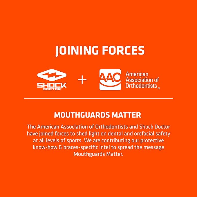 Shock Doctor Mouth Guard for Braces, Pink, Youth