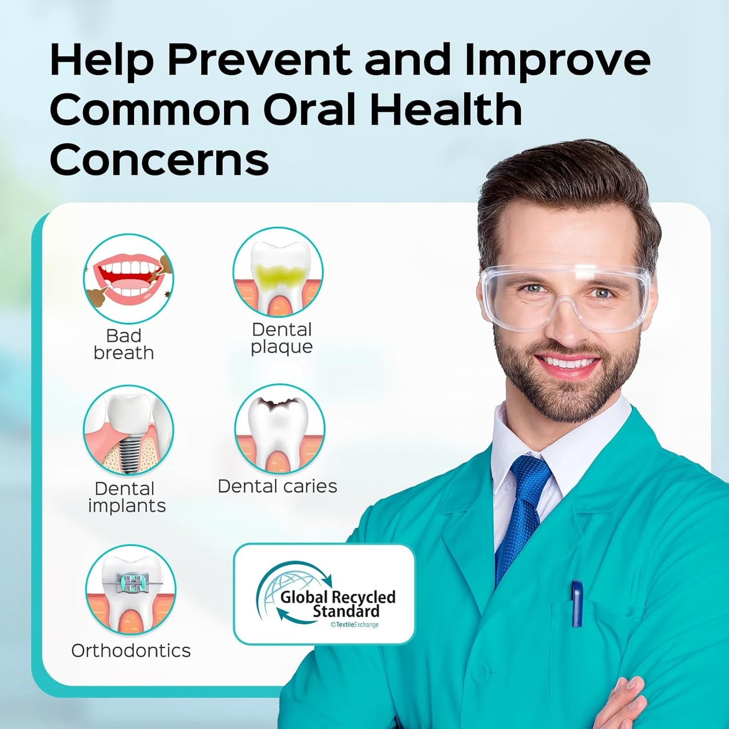 COSLUS Advanced Water Flosser for Teeth: 2 Modes & 12 Pressure Settings Electric Dental Pick for Orthodontic, Braces, Sensitive Gums - Home Use, 5 Jet Tips for Multiple Users, Family, Pink, E2