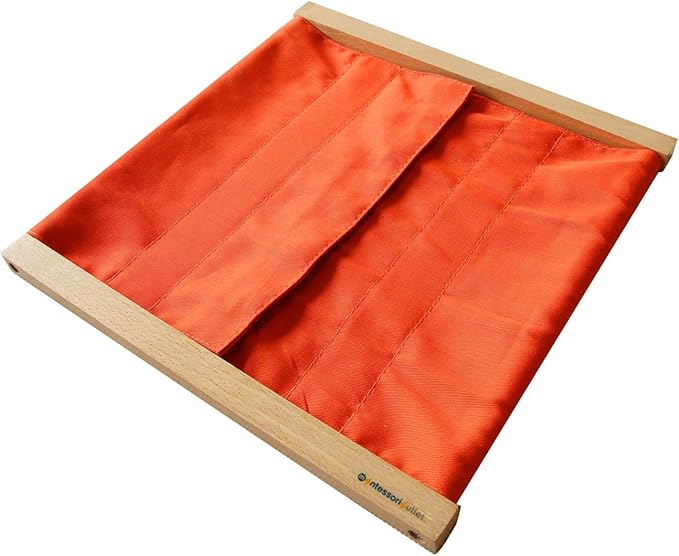 MONTESSORI OUTLET Snapping Frame | Practical Life Skill Tool for Toddlers & Preschoolers | Learn to Snap Clothes, Develop Fine Motor Skills & Independence (Ages 3-6)