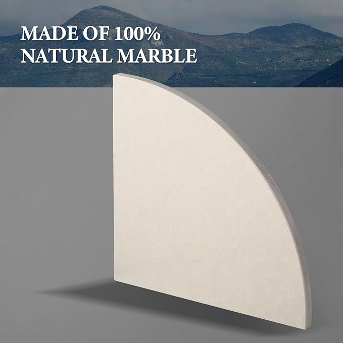 Koville Marble Corner Shower Shelf for Bathroom, 10'' Polished Marble Corner Shelves for Bath, Wall Mounted Stone Corner Shower Caddy, No Drilling Adhesive Shower Shelf - Rigel Yellow (2-Layer)