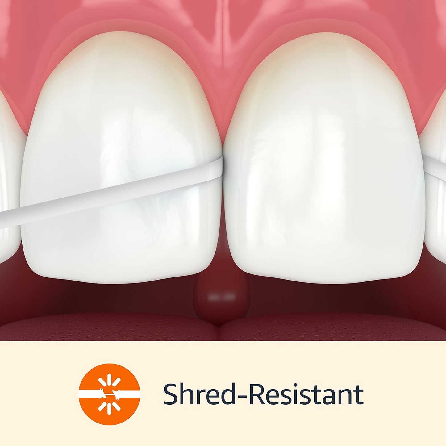 Amazon Basics Extra Comfort Mint Dental Floss, 40 m (Pack of 6)